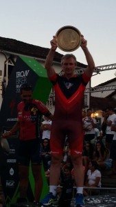 Clecio Bazanelli, vice-campeão do Iron Biker Brasil Categoria Sub-55.